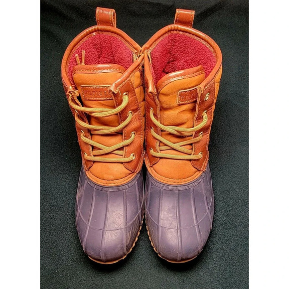 Tommy Hilfiger Shoes - Tommy Hilfiger Rain Snow Duck Boots Size Blue Tan Women's 8M